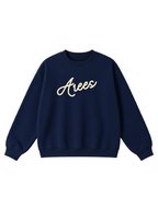 Arees Cursive Script Crewneck