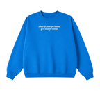 Embroidered When Life Gives You Lemons, Go To Masr For Manga Crewneck