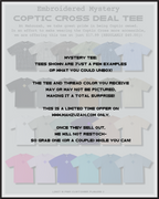 [DEAL TEE] Embroidered Unisex Mystery Coptic Cross Short Sleeve Tee