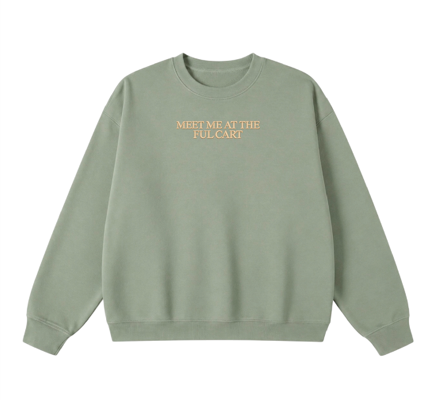 Embroidered Meet Me at the Ful Cart Crewneck