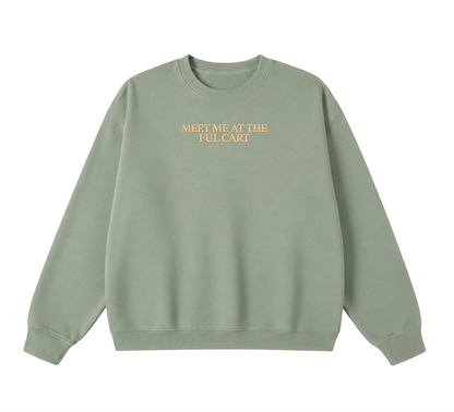 Embroidered Meet Me at the Ful Cart Crewneck