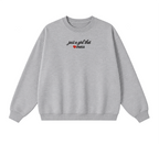 Embroidered Just a Girl That Loves Masr Crewneck