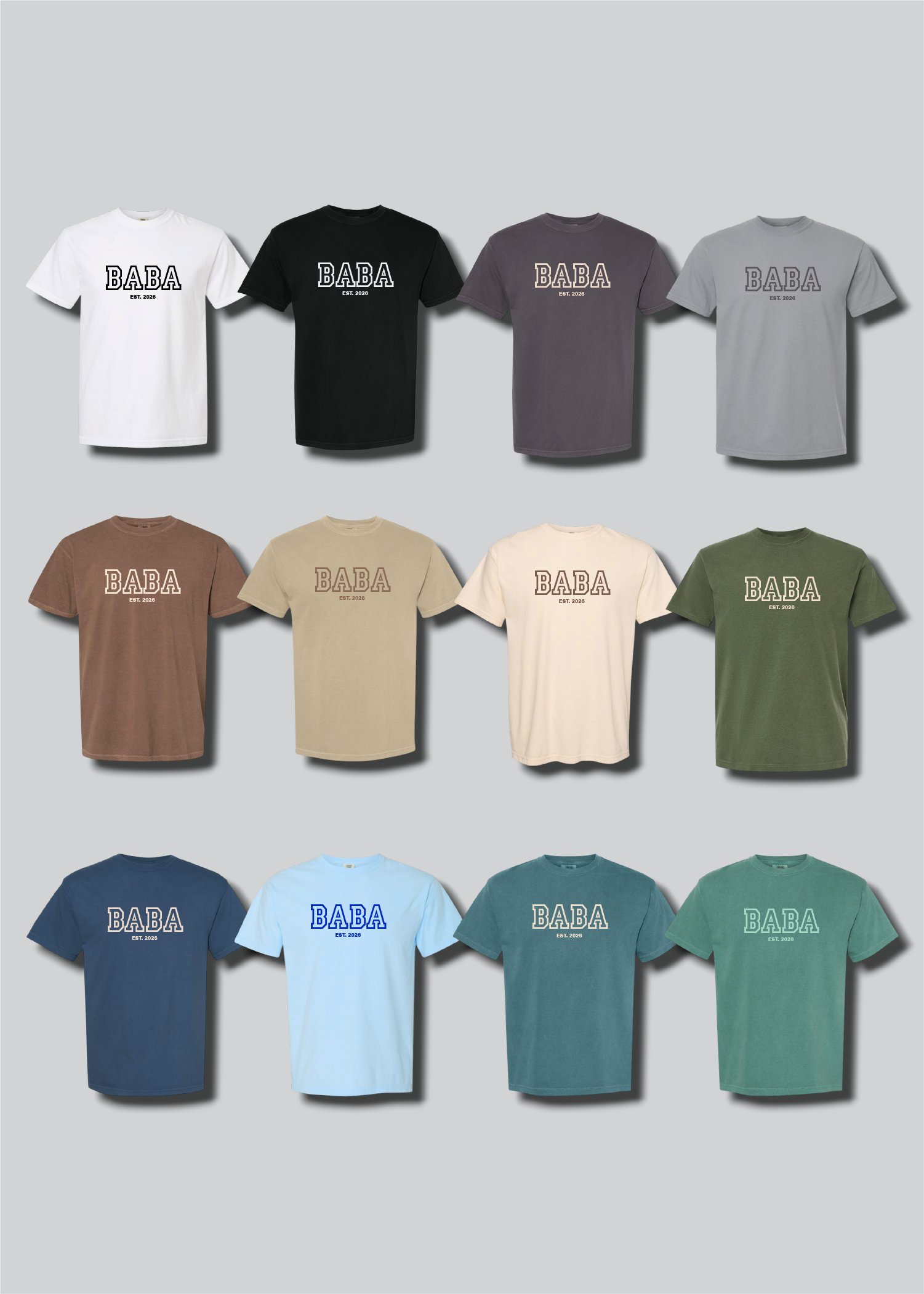Custom Year Baba Tee