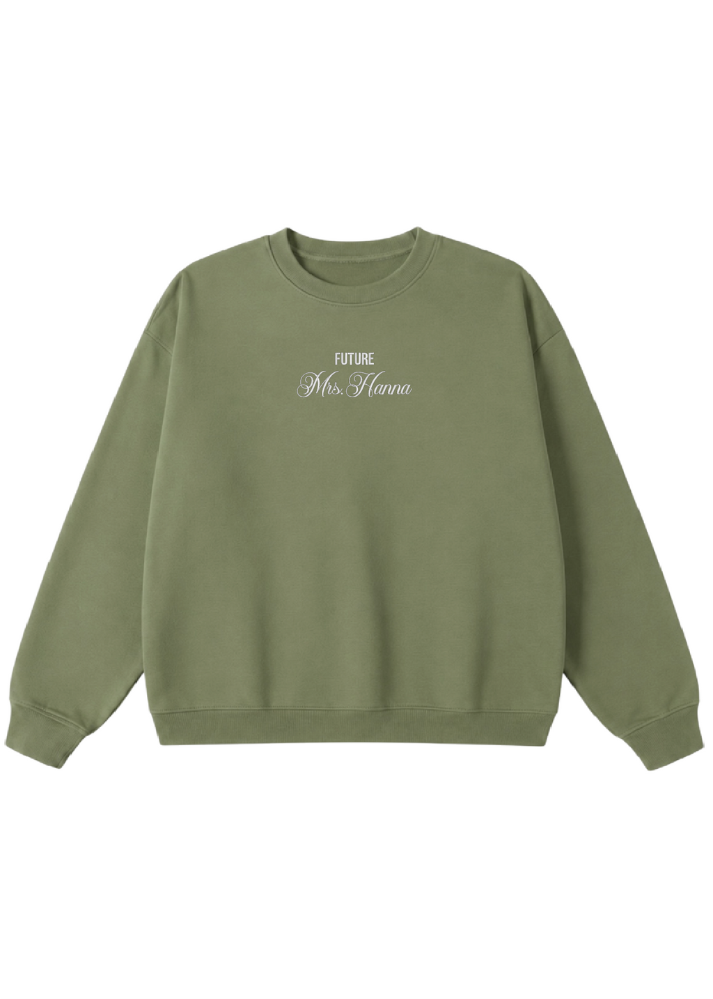Embroidered Custom Future Mrs. Crewneck