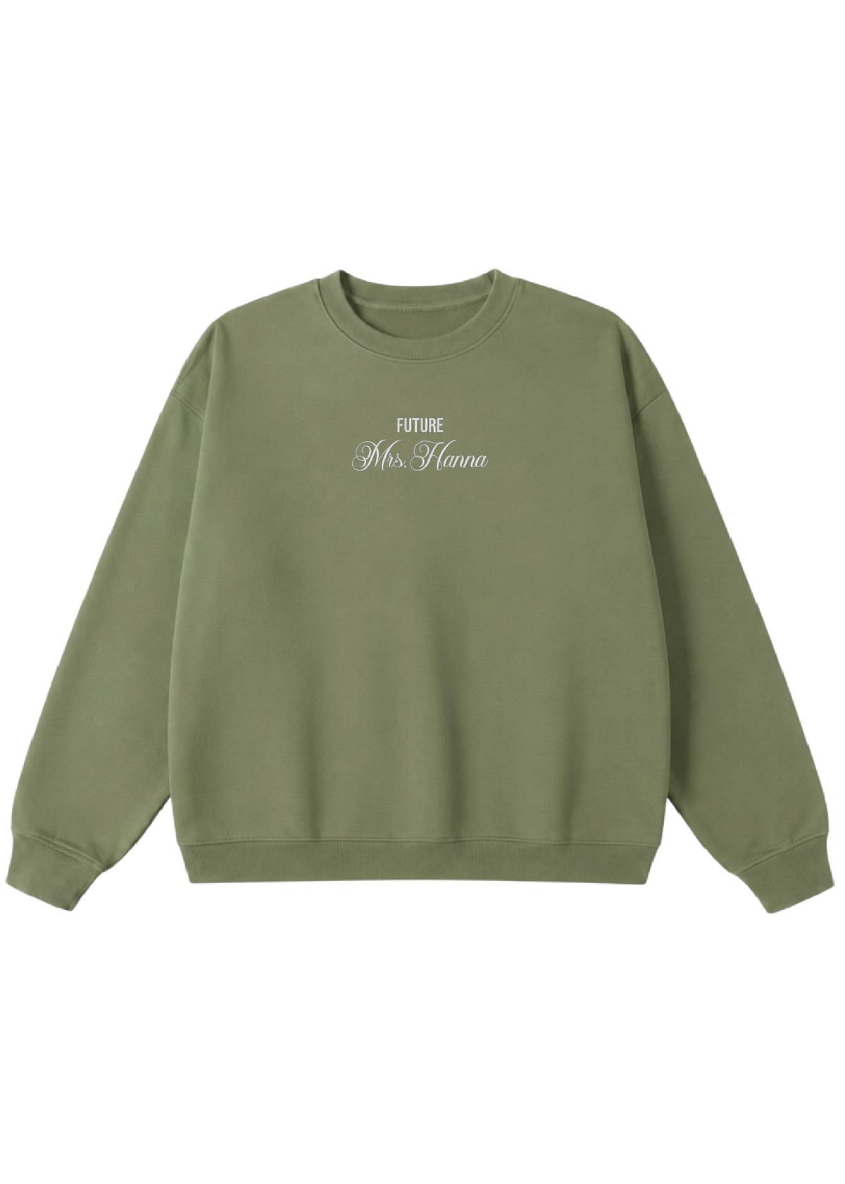 Embroidered Custom Future Mrs. Crewneck