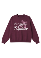 First Christmas as a Madam Crewneck