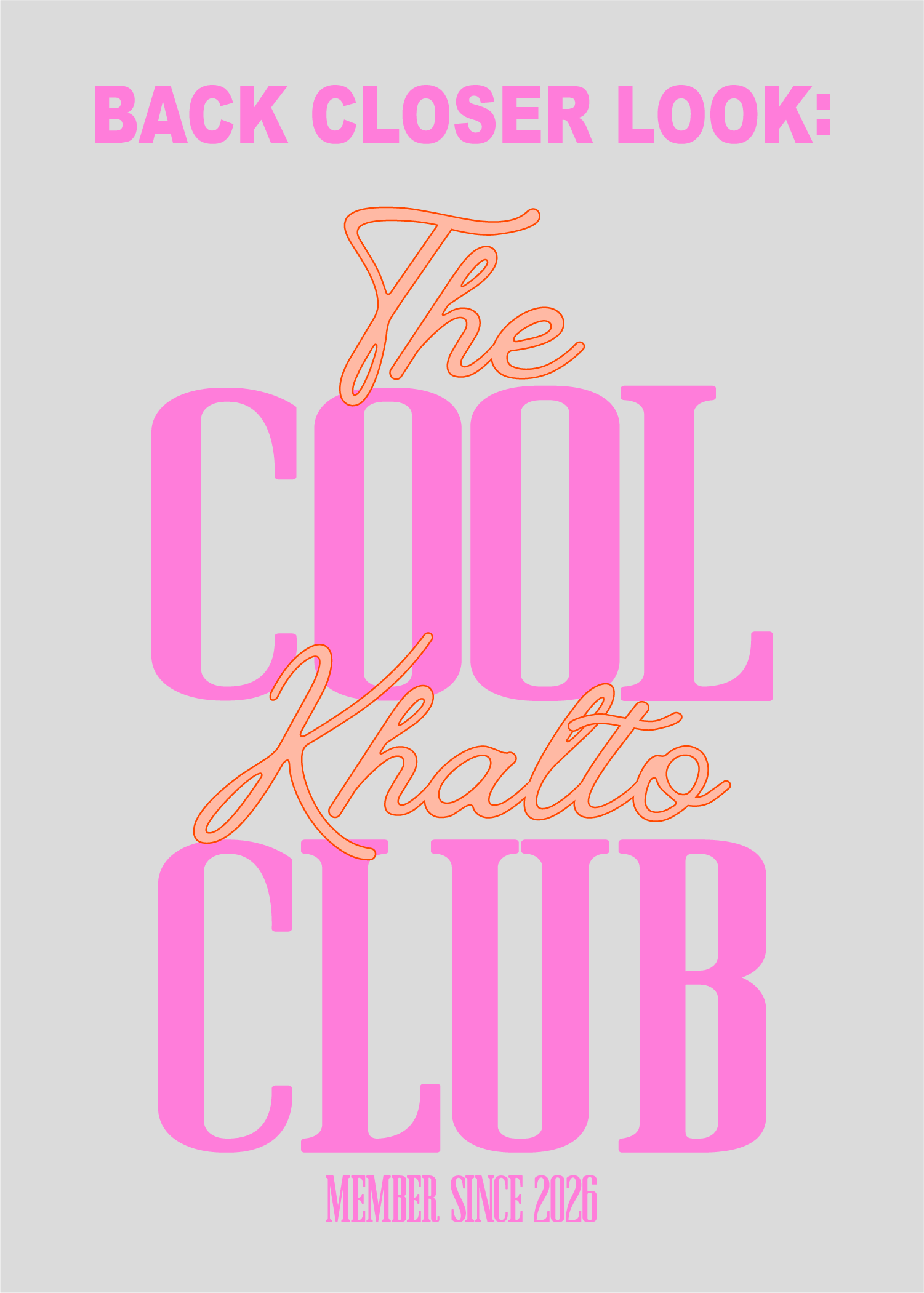 Custom Year: Cool Khalto Club Tee