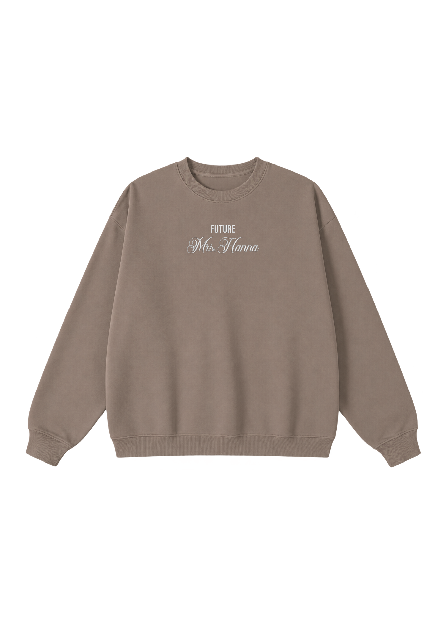 Embroidered Custom Future Mrs. Crewneck