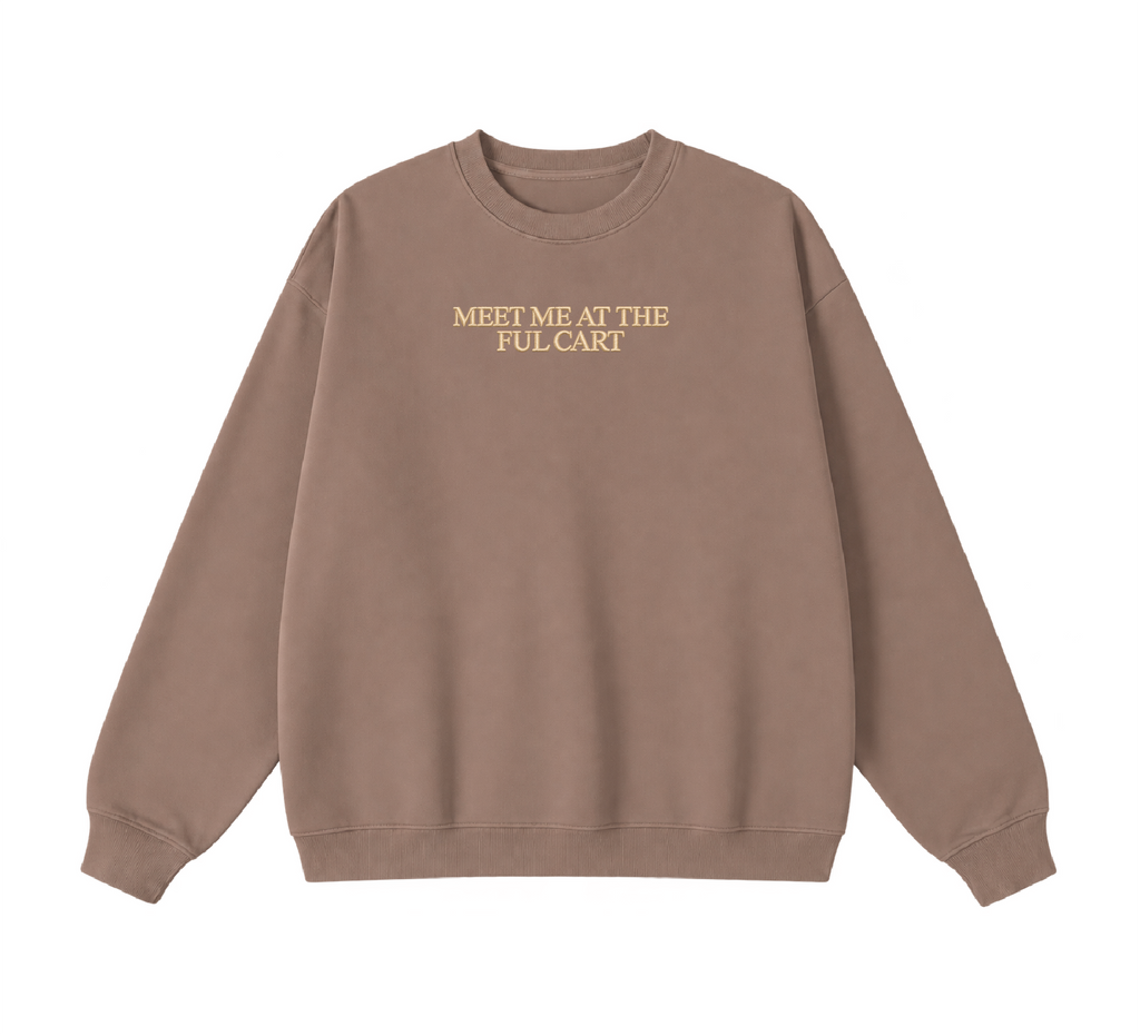 Embroidered Meet Me at the Ful Cart Crewneck
