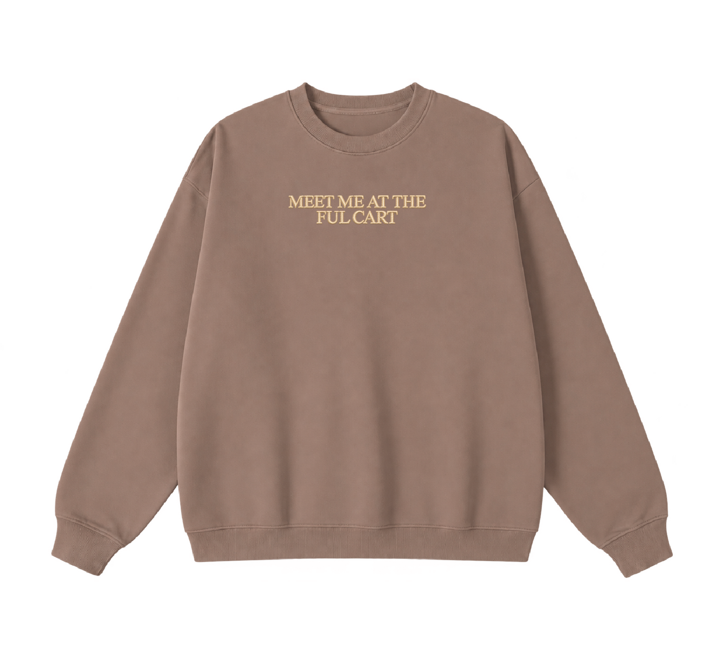 Embroidered Meet Me at the Ful Cart Crewneck