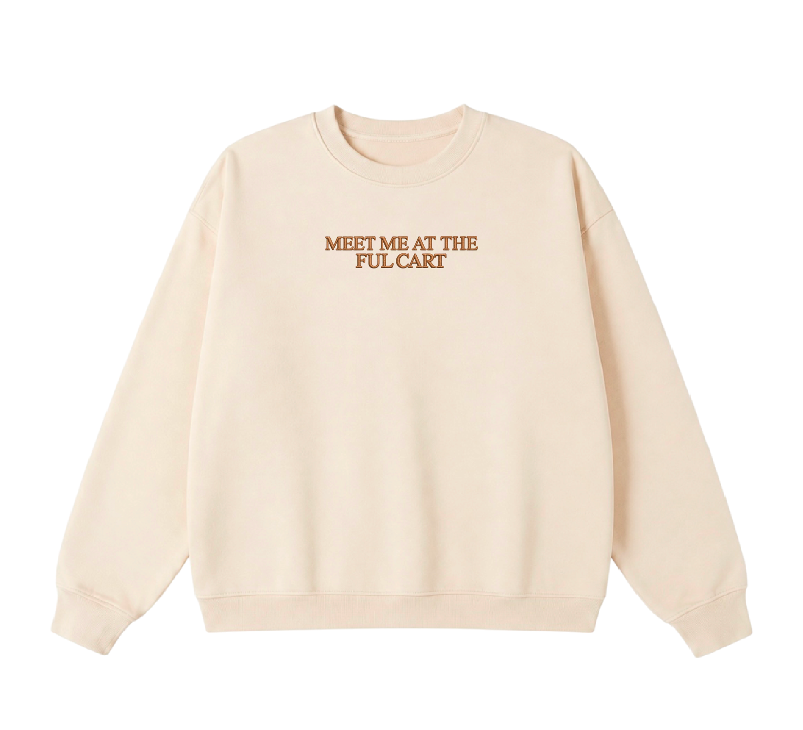 Embroidered Meet Me at the Ful Cart Crewneck