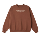Embroidered When Life Gives You Lemons, Go To Masr For Manga Crewneck