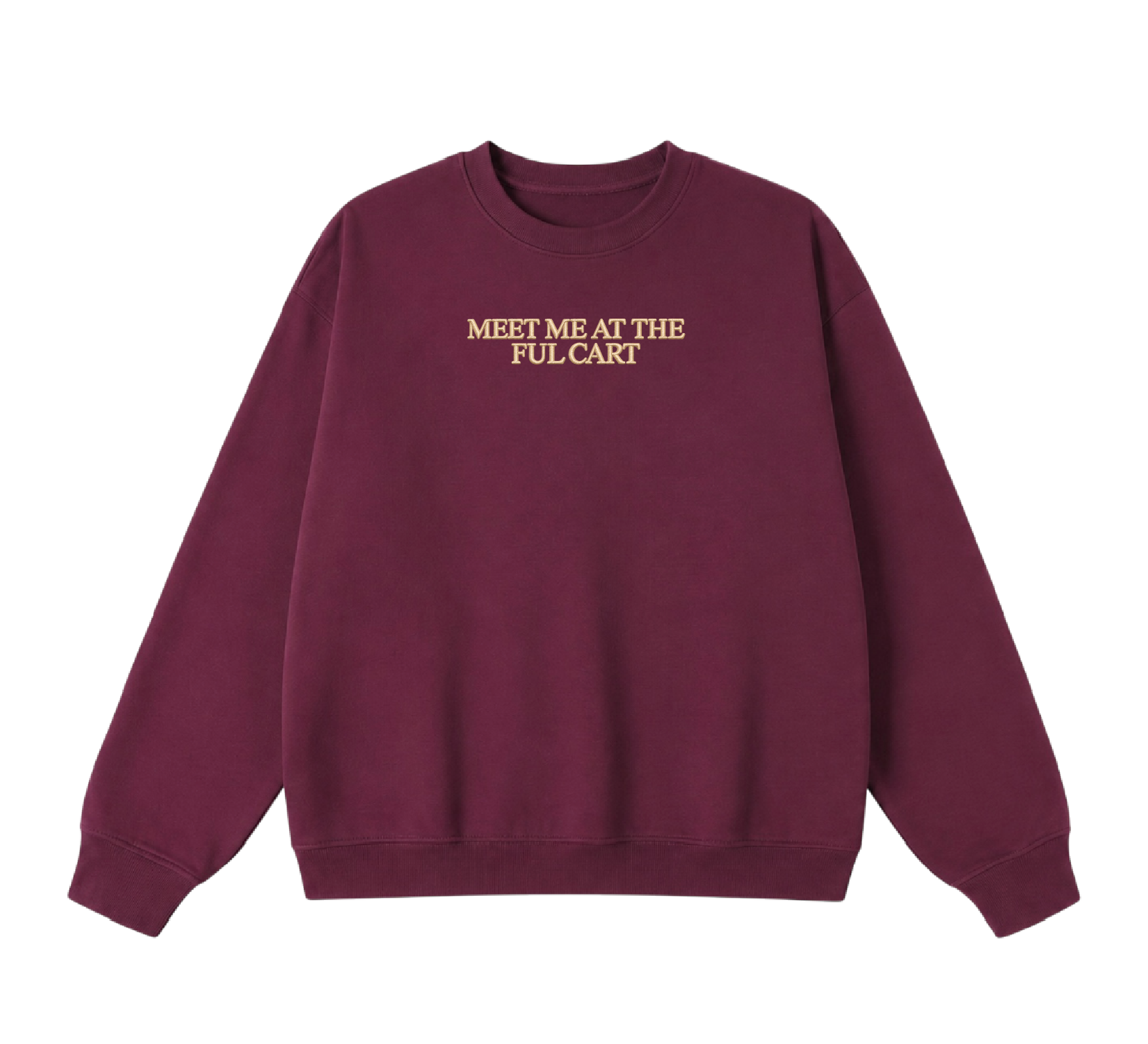 Embroidered Meet Me at the Ful Cart Crewneck
