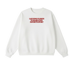 Embroidered Catching Flights to Masr is My Favorite Sport Crewneck