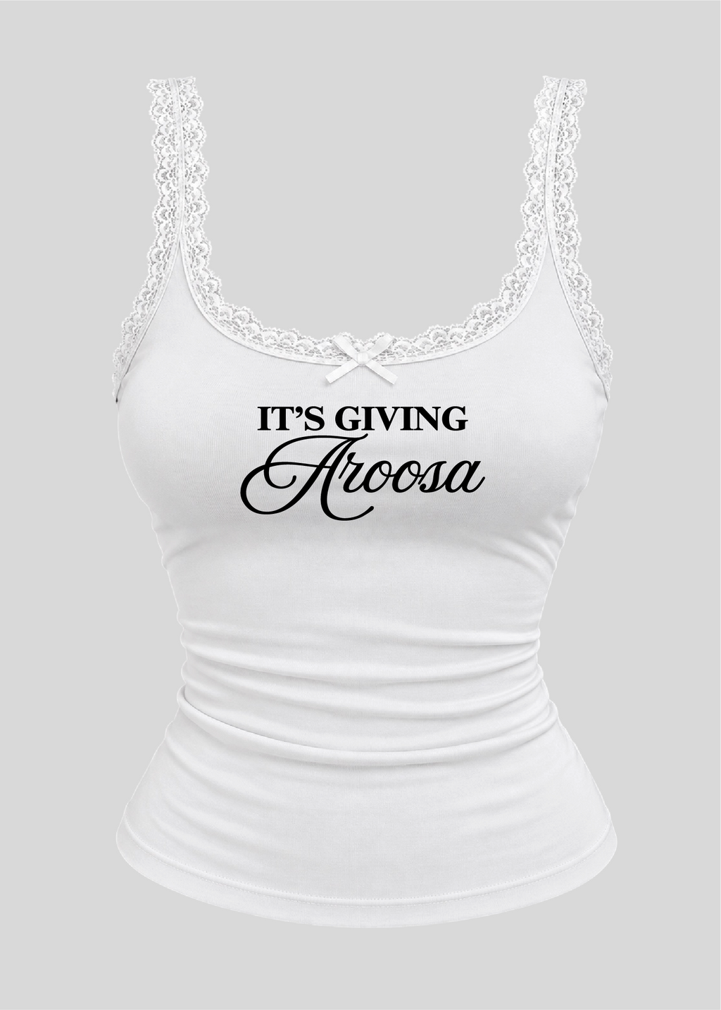 It's Giving Aroosa Lace Tank Top