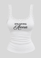 It's Giving Aroosa Lace Tank Top