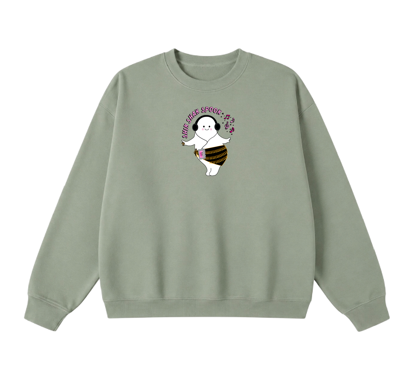 Shik Shak Spook Belly Dancing Ghost Crewneck