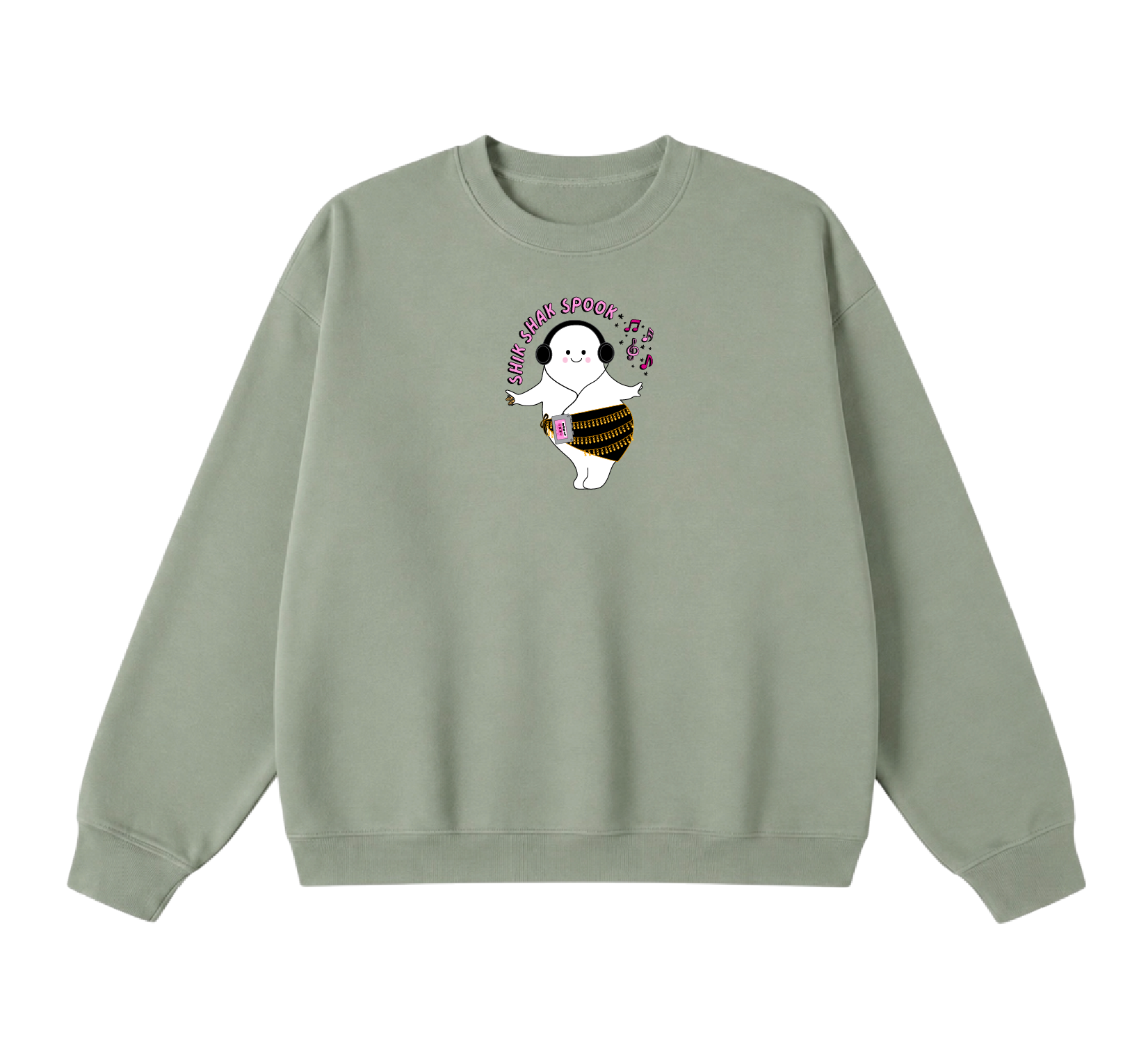 Shik Shak Spook Belly Dancing Ghost Crewneck
