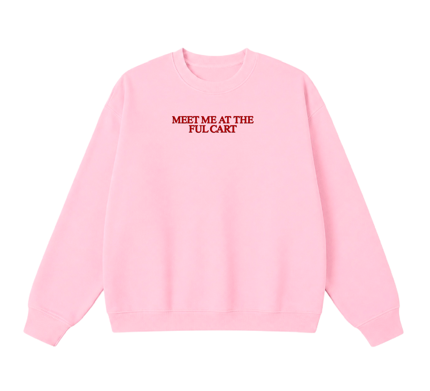 Embroidered Meet Me at the Ful Cart Crewneck