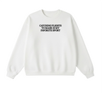 Embroidered Catching Flights to Masr is My Favorite Sport Crewneck