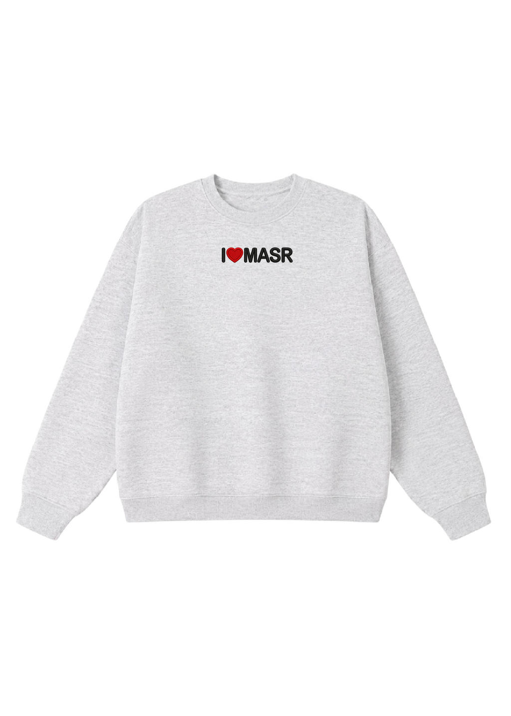Embroidered I Heart Masr Crewneck