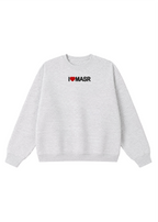 Embroidered I Heart Masr Crewneck