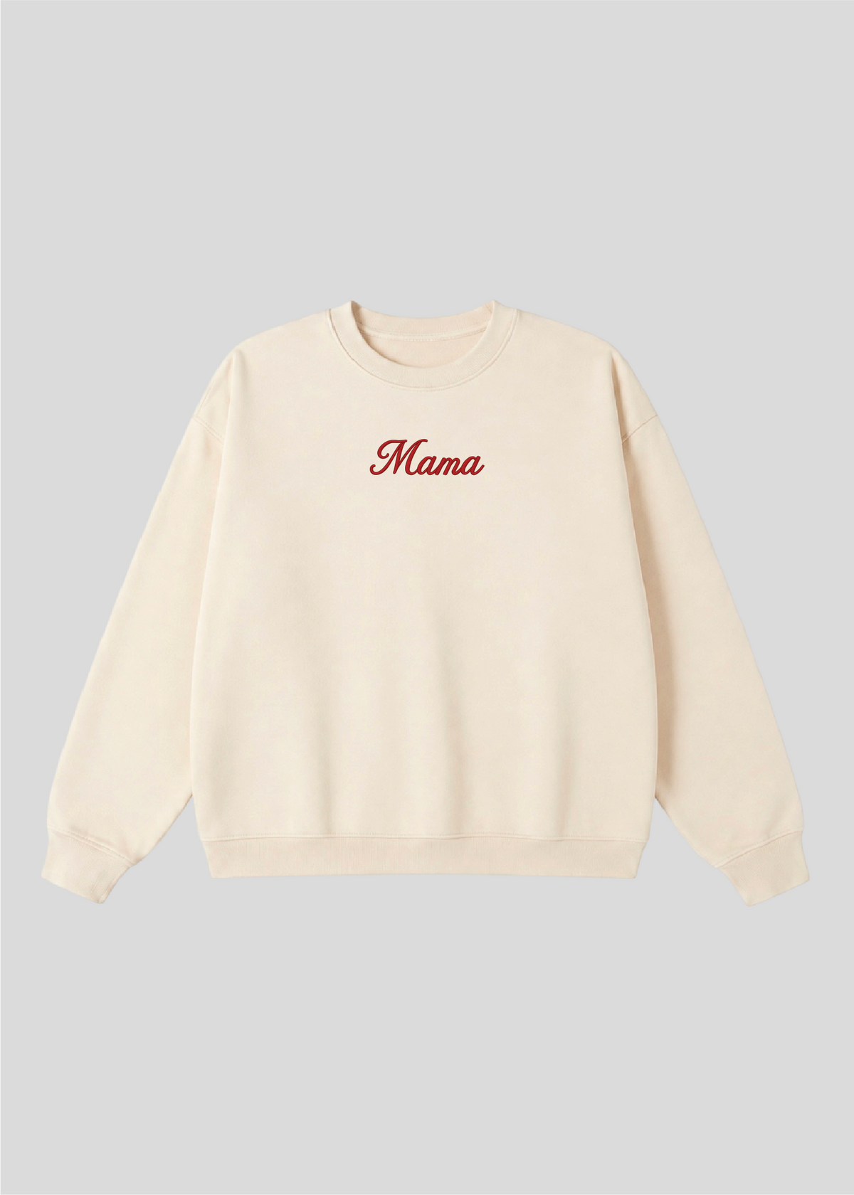 Embroidered Custom Mama Crewneck