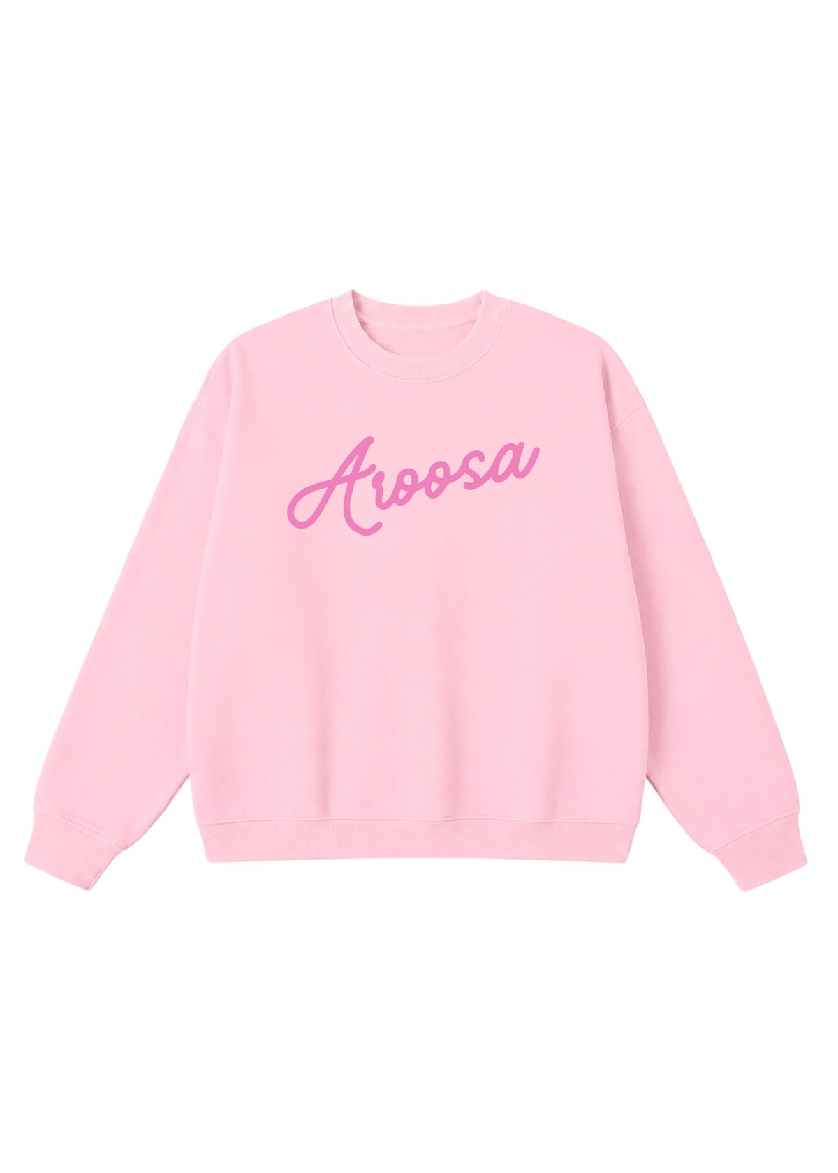 Aroosa Cursive Script Crewneck