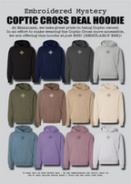 [DEAL HOODIE] Embroidered Unisex Mystery Coptic Cross Hoodie