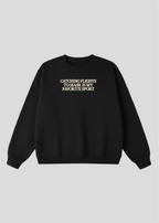 Embroidered Catching Flights to Masr is My Favorite Sport Crewneck