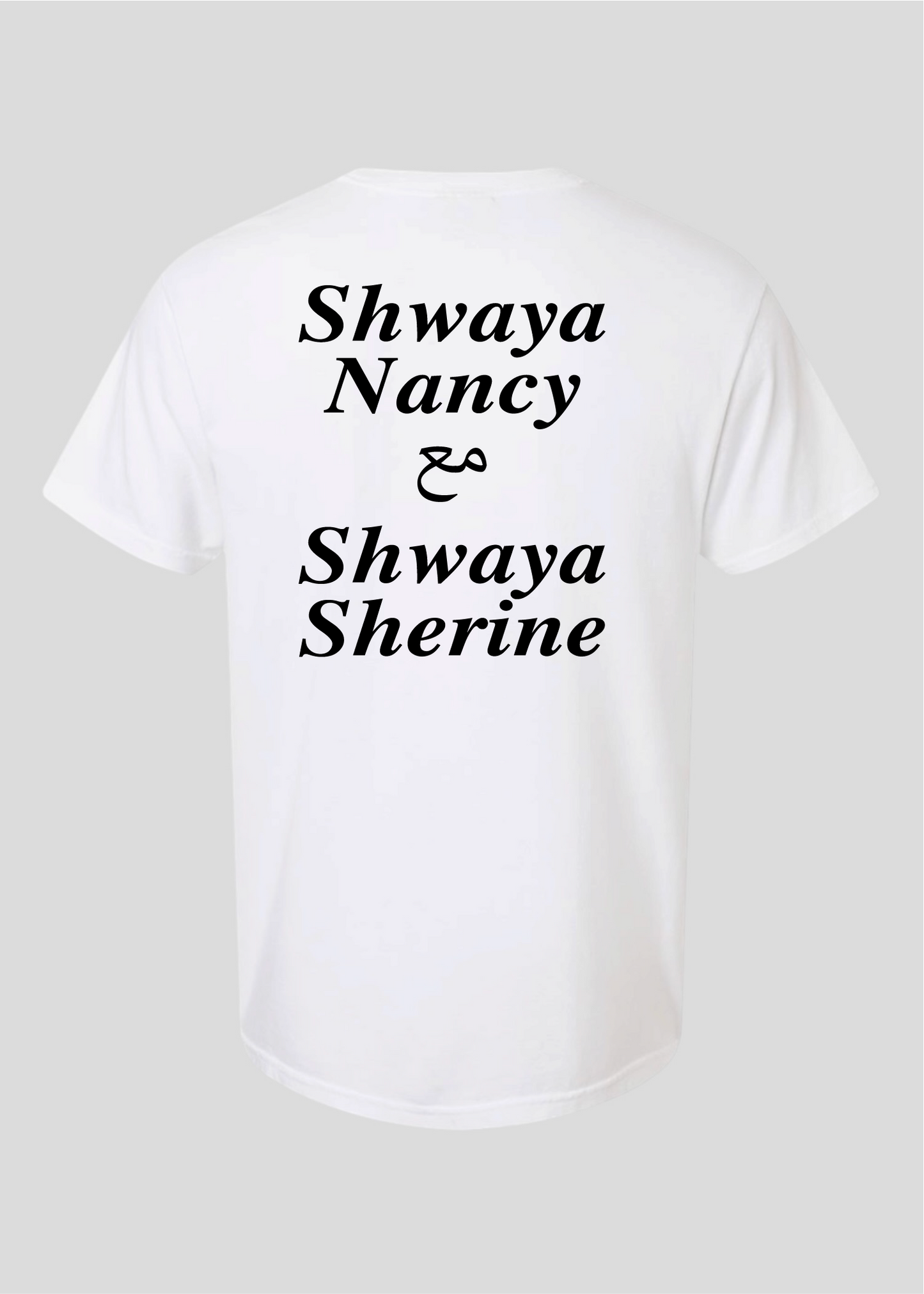 Shwaya Nancy with Shwaya Sherine Tee