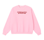 Embroidered When Life Gives You Lemons, Go To Masr For Manga Crewneck