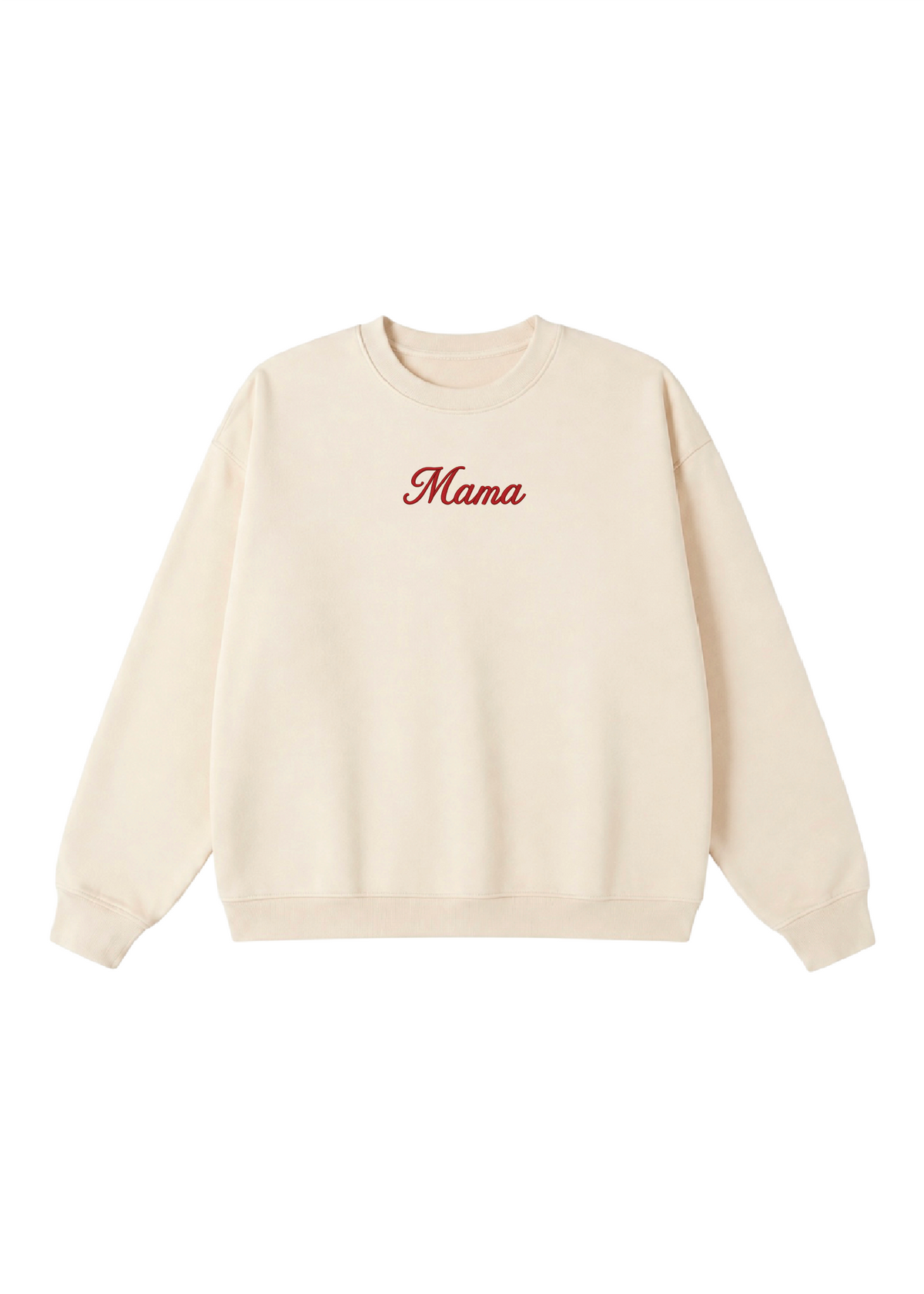 Embroidered Custom Mama Crewneck