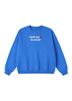 Embroidered I Left My Heart in Masr Crewneck