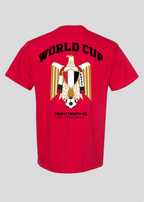 Egypt World Cup: Coat of Arms Eagle Holding Soccer Ball Tee