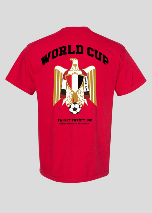 Egypt Coat of Arms with Soccer Ball World Cup Tee