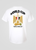 Egypt World Cup: Coat of Arms Eagle Holding Trophy Tee