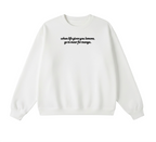 Embroidered When Life Gives You Lemons, Go To Masr For Manga Crewneck