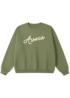 Aroosa Cursive Script Crewneck