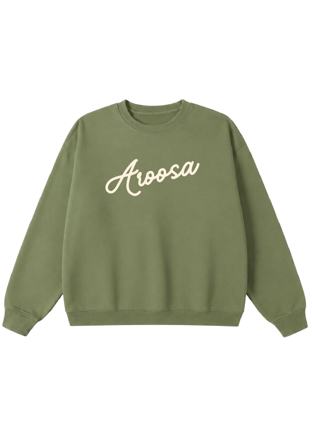 Aroosa Cursive Script Crewneck