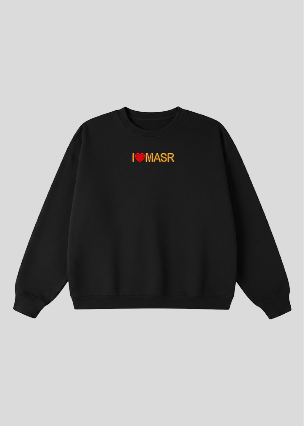 Embroidered I Heart Masr Crewneck