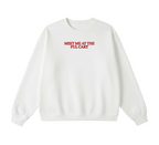 Embroidered Meet Me at the Ful Cart Crewneck