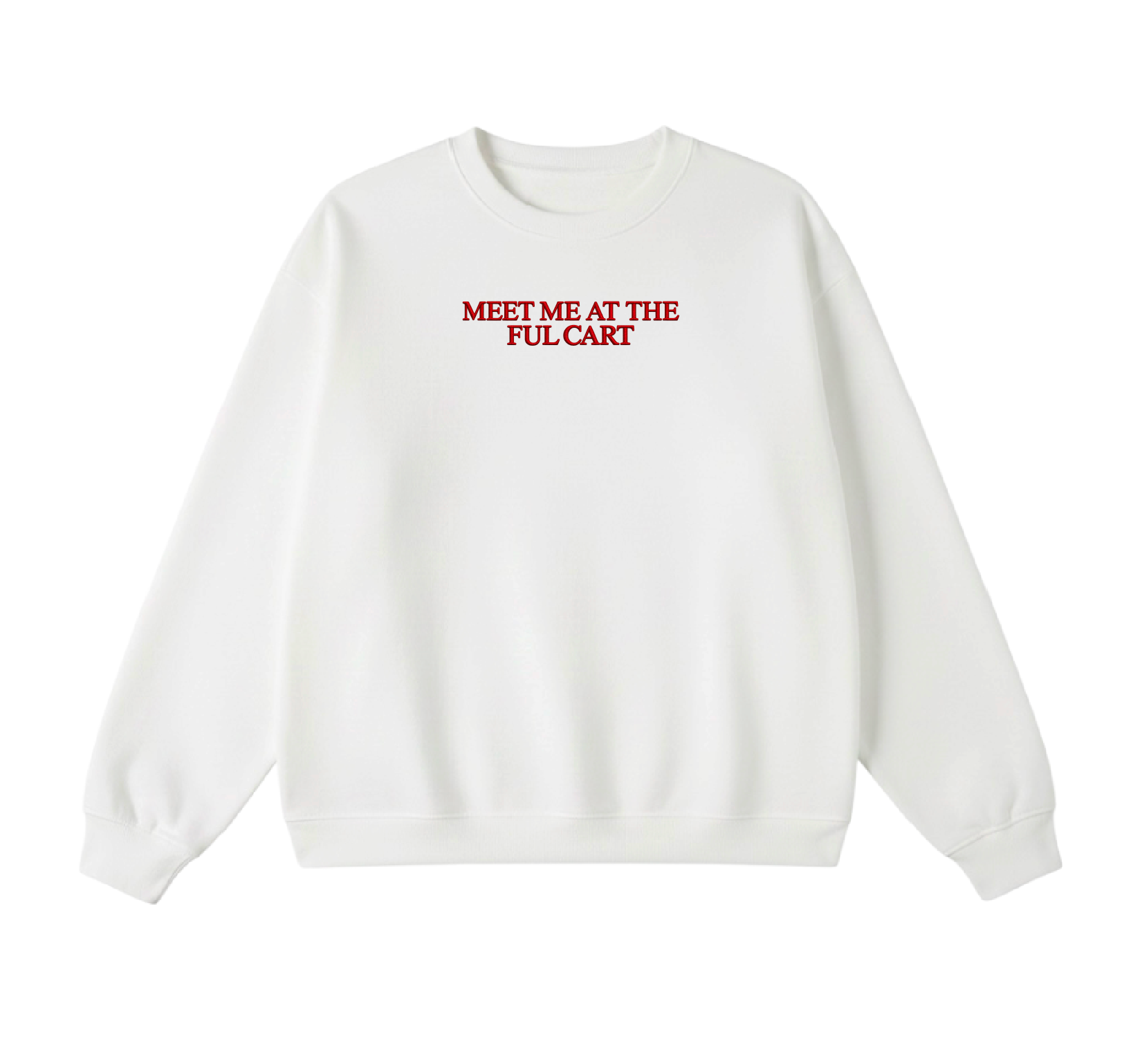 Embroidered Meet Me at the Ful Cart Crewneck