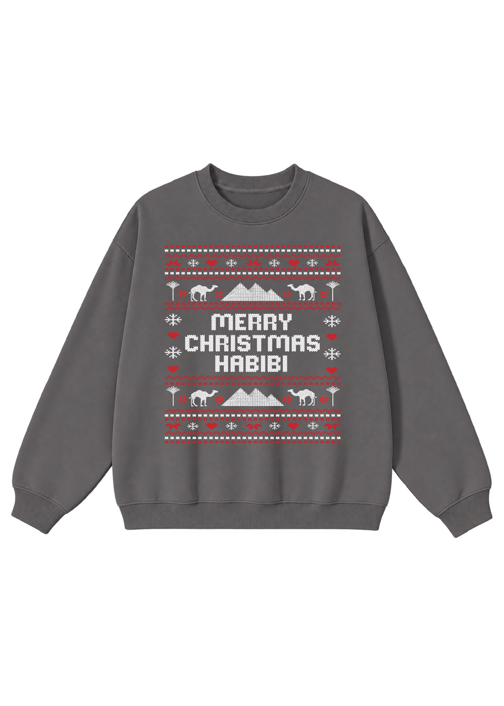 Merry Christmas Habibi - Ugly Christmas Crewneck