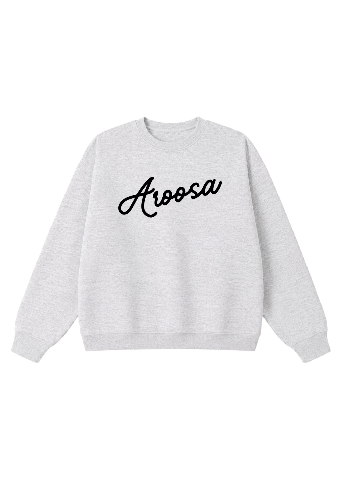 Aroosa Cursive Script Crewneck