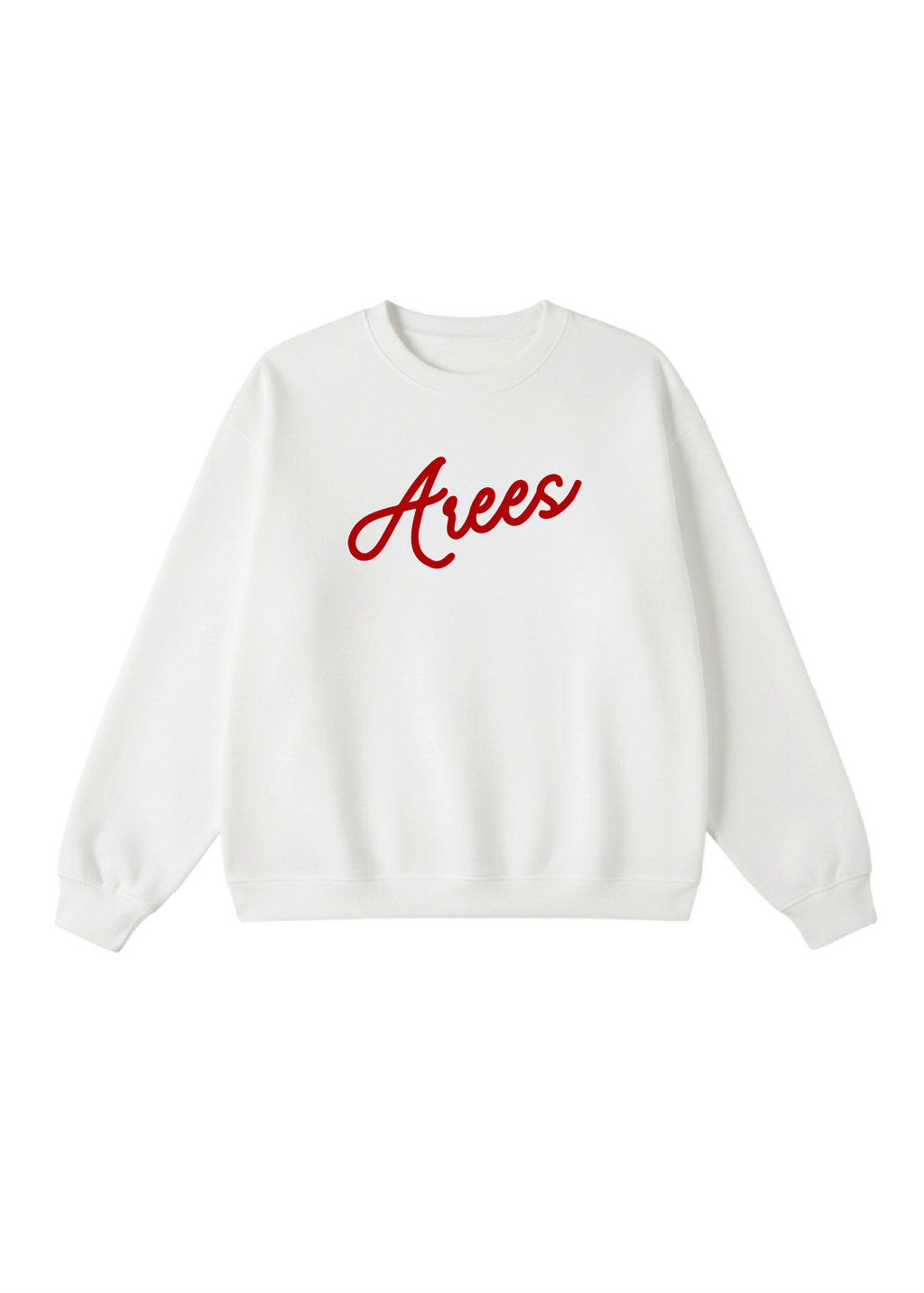 Arees Cursive Script Crewneck
