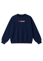 Embroidered I Heart Masr Crewneck