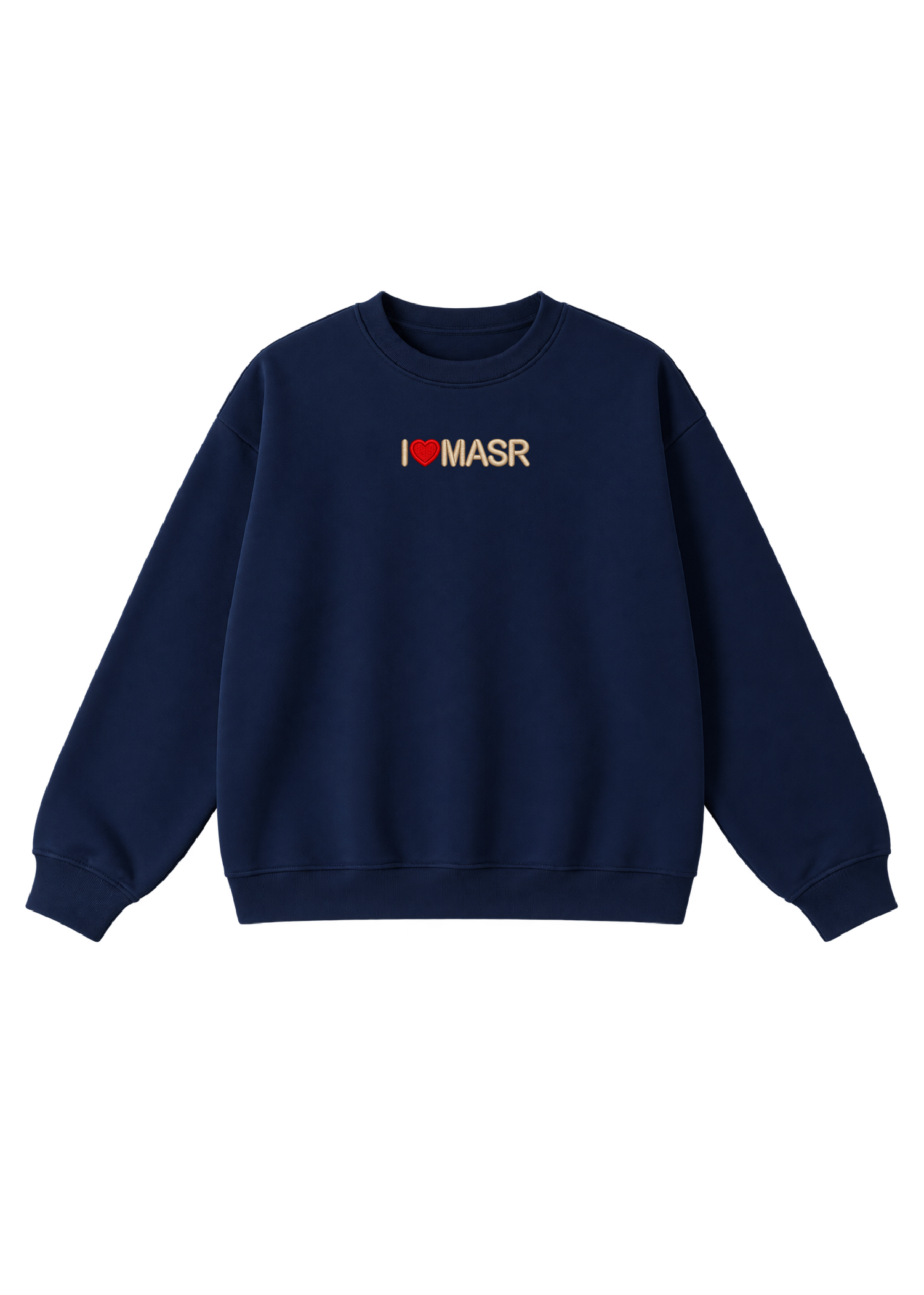 Embroidered I Heart Masr Crewneck