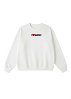 Embroidered I Heart Masr Crewneck