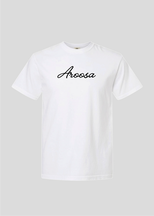 Customizable Lessa Metgawzeen: Just Married Aroosa Tee
